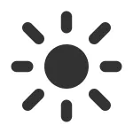 Sun SVG Icon